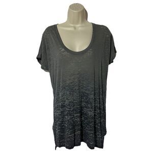 BCBG MAXAZRIA Women’s Grey Ombré Short Sleeved Shirt Size XS
